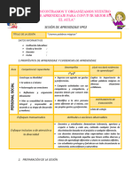 Nos Reencontramos Y Organizamos Nuestro Espacio de Aprendizaje para Convivir Mejor en El Aula