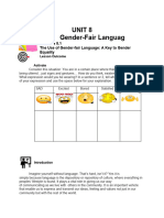 UNIT 6.Gender-Fair Language