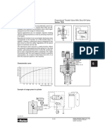 Series TEA Characteristics: Proportional Throttle Valve With Shut-Off Valve