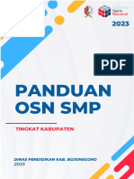 Panduan OSN SMP Tahun 2023 Revisi