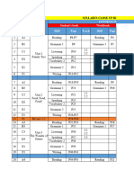 Syllabus Close Up B1 - Final