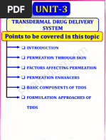 Novel Drug Delivery Systems Unit 3