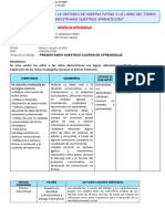 Sesion Comunicacion Viernes 21-07 Presentamos Nuestros Logros de Aprendizaje