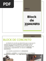 Equipo - 2 - Block de Concreto y Tridipanel