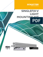 SingleFix-V Light Mounting Kit Product Sheet 400420EN