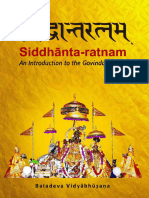 Siddhanta Ratnam An Introducti Baladeva Vidyabhusana