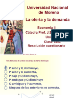 Oferta y Demanda - Resolución Cuestionario Clase 15 Abril