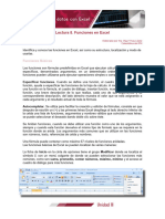 Lectura 8S3 Funciones en Excel