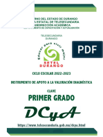 Clave Diagnóstico Primero Instrumento 22 23 Dcya V1.5