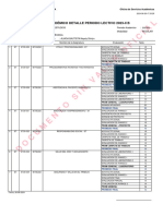 Documento Sin Valor Oficial: Estado Académico Detalle Periodo Lectivo 2023-Ii B