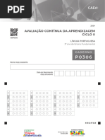 Avaliação Contínua Da Aprendizagem Ciclo Ii: Caderno