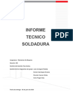 Informe Tecnico de Soldadura