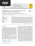 Hydroformylation of 1-Octene in Pickering Emulsion Constructed