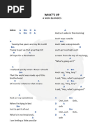 What's Up - Lyrics & Chords