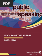 Why Toastmasters Div C Initiative