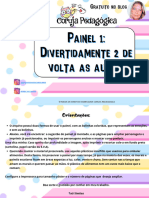 Painel 1 Divertidamente 2 de Volta As Aulas @corujapedagogicarecursos