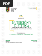 Nutricion y Dietetica