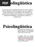 Psicolinguistica y Semiotica