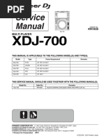 Pioneer xdj-700 Service Manual