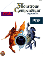 ADnD MC19 Monstrous Compendium - Mystara 2nd Edition