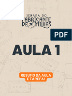 AULA1-Semana Do Fabricante de Milhas Resumo e Tarefa