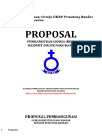 Proposal Pembangunan Gereja HKBP Pematang Bandar Ressort Pematang Bandar