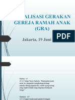 Gerakan Gereja Ramah Anak - 18 Juni 2017