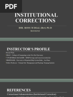 Institutional Corrections Sirdial Presentation 3