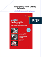 Guide D'echographie (French Edition) Legmann Full Chapter Free