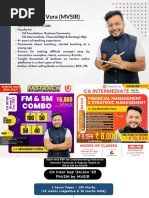 CA Inter - FM & SM - Batch Brochure - MVSIR