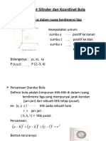 Koordinat Silinder Dan Bola