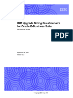 Oracle EBS Upgrade Sizing Questionnaire v12.2