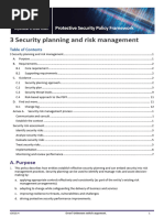 Policy 3 Security Planning and Risk Management