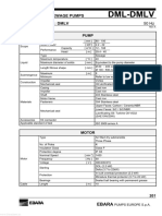 DML-DMLV: Submersible Sewage Pumps Specifications: DMLV