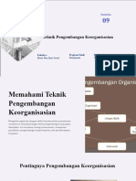 Memahami Teknik Pengembangan Keorganisasian