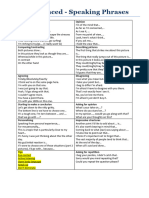 C1 Advanced Speaking Phrases