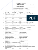 Relation and Function) 26-05-2024 (XII Tuition)