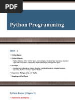 Python Unit 1 Part 1