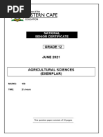 Agric Sciences Gr12 QP June 2021 English