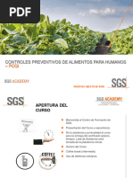 Controles Preventivos de Alimentos para Humanos - (Pcqi) Sgs Estudiante