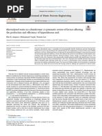 EW As Disinfectant Systematic Review of Factors Affecting