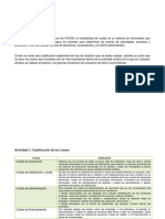 Clasificación de Los Costos