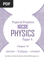 IGCSE Topical Past Papers Physics P6 C10