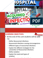 Isolation and Nosocomial Infections, Chain of Infection