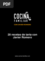 20 Recetas de Tarta Con Javier Romero