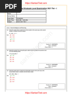 SSC CGL Tier 1 Question Paper 21 April 2022 1st Shift in English