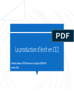 La Production Decrit en CE2