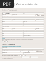 RACGP CV Template