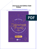 Naturalmente Bruxa 2nd Edition Gabi Violeta Full Chapter Free