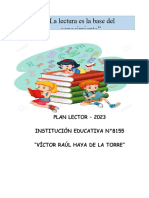 Plan Lector Tercer Grado 2023